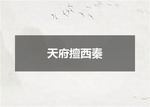 天府擅西秦