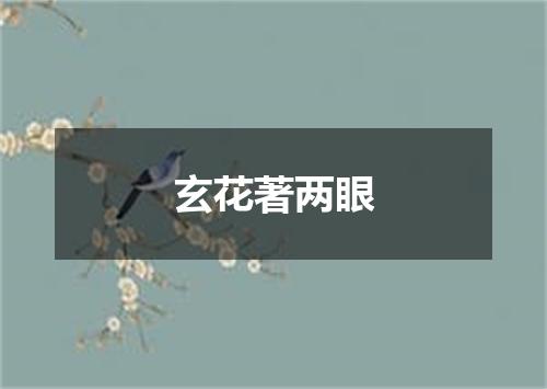 玄花著两眼