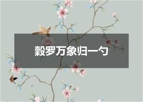 穀罗万象归一勺