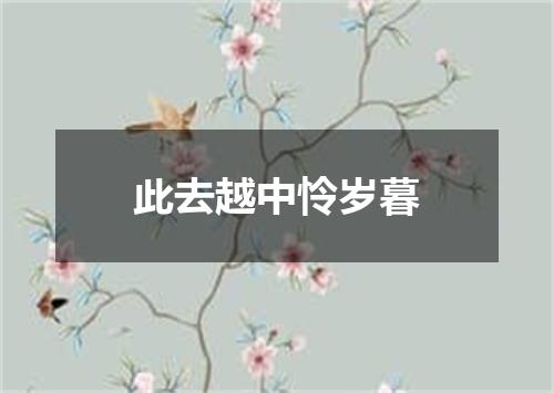 此去越中怜岁暮