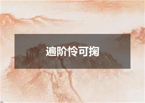 遍阶怜可掬