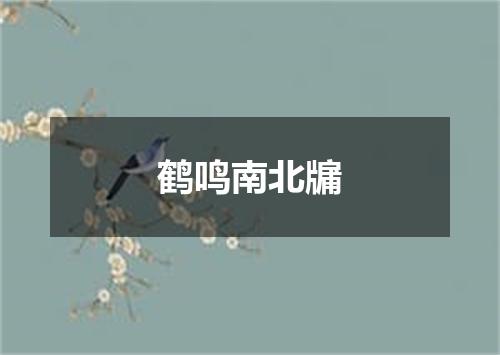 鹤鸣南北牖