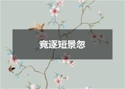 竞逐短景忽