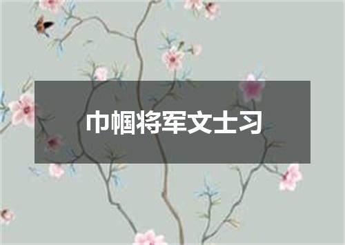 巾帼将军文士习