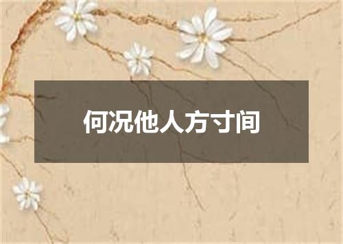 何况他人方寸间