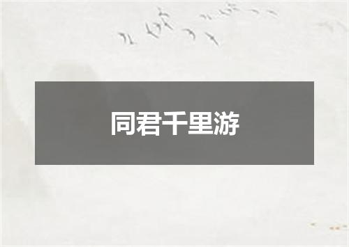 同君千里游