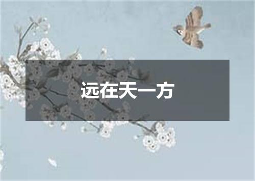 远在天一方