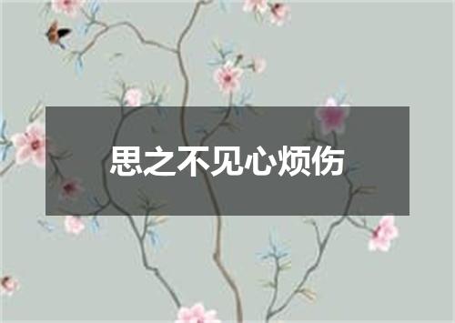 思之不见心烦伤