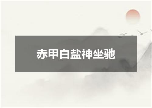 赤甲白盐神坐驰