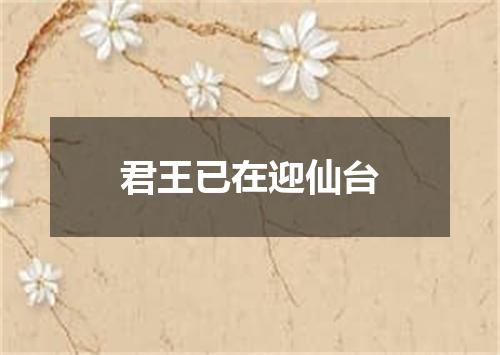君王已在迎仙台