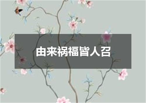 由来祸福皆人召