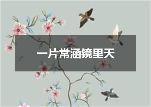 一片常涵镜里天