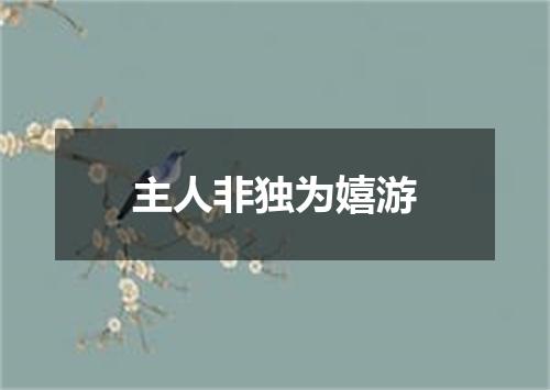 主人非独为嬉游