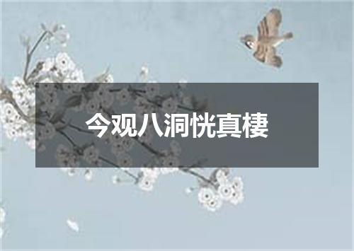 今观八洞恍真棲