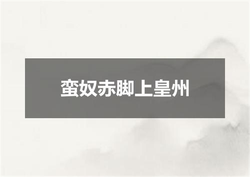 蛮奴赤脚上皇州