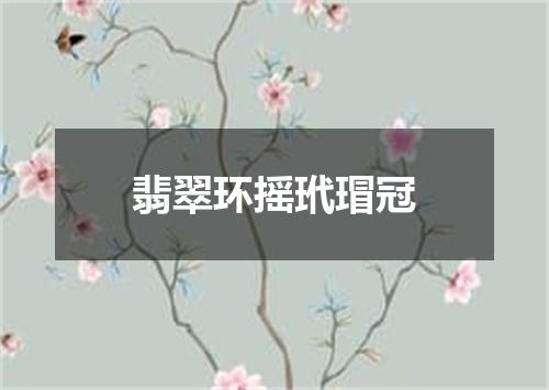 翡翠环摇玳瑁冠