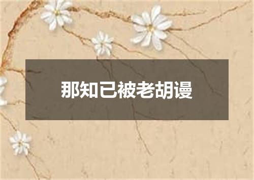 那知已被老胡谩