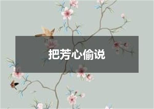 把芳心偷说