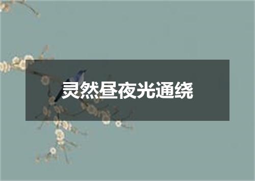 灵然昼夜光通绕
