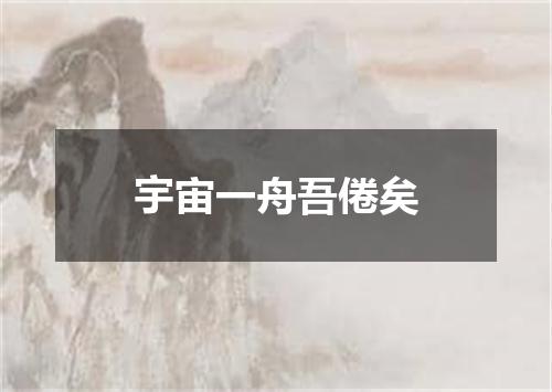 宇宙一舟吾倦矣