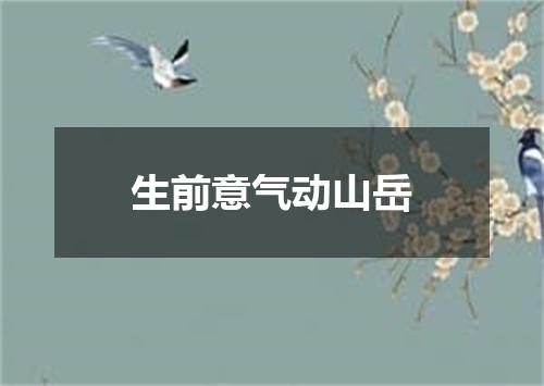 生前意气动山岳