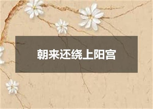 朝来还绕上阳宫