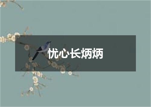 忧心长炳炳