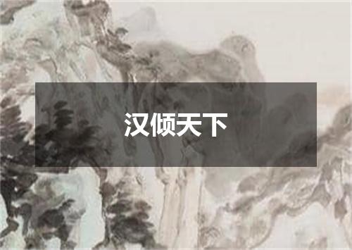 汉倾天下