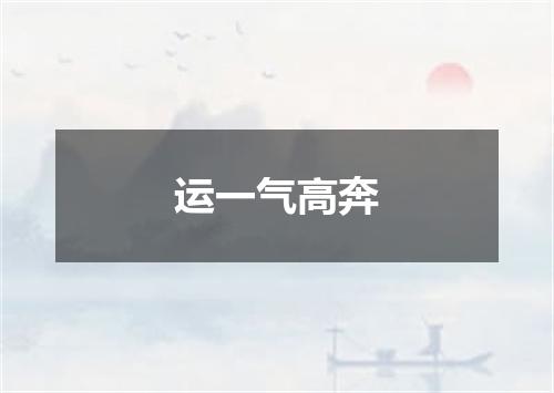 运一气高奔