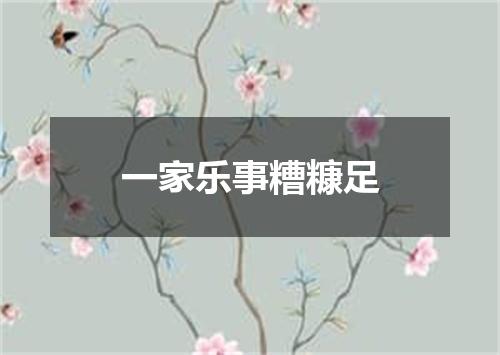 一家乐事糟糠足