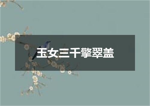玉女三千擎翠盖