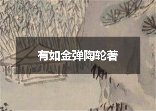 有如金弹陶轮著