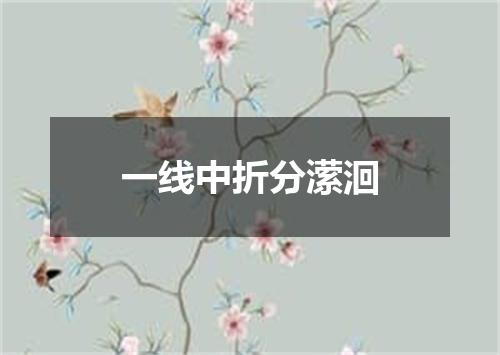 一线中折分潆洄
