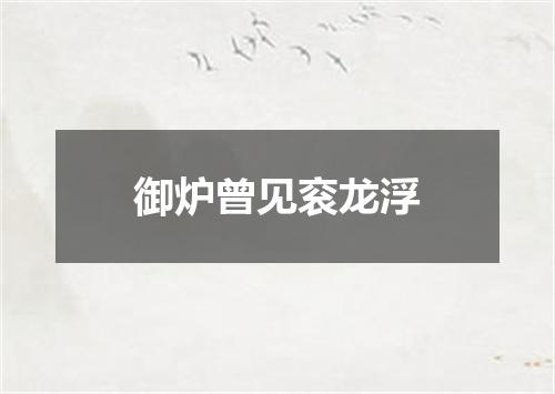 御炉曾见衮龙浮
