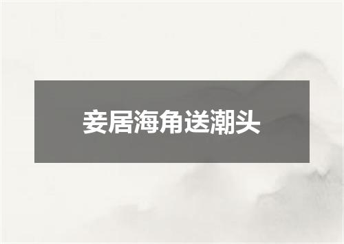 妾居海角送潮头