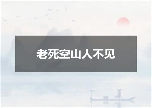老死空山人不见