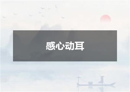 感心动耳