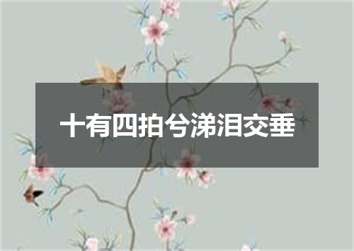 十有四拍兮涕泪交垂