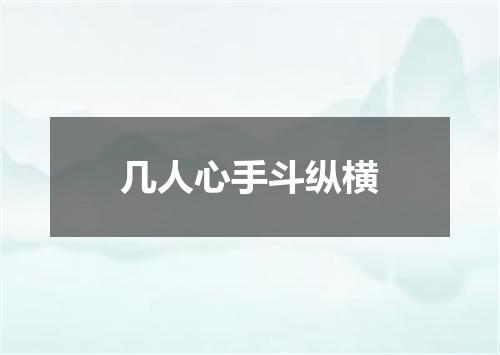 几人心手斗纵横