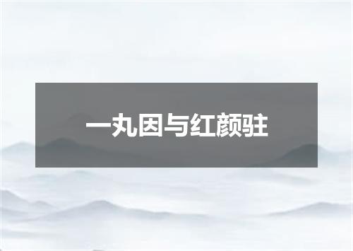 一丸因与红颜驻