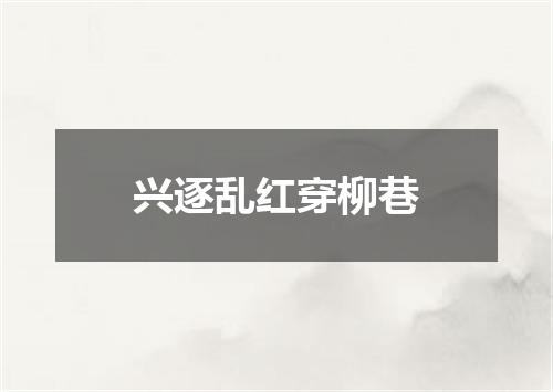 兴逐乱红穿柳巷