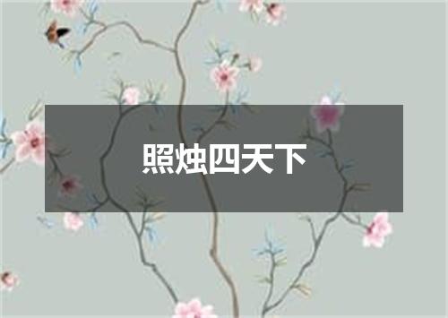 照烛四天下