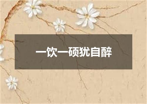 一饮一硕犹自醉