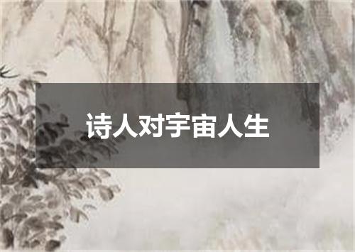 诗人对宇宙人生