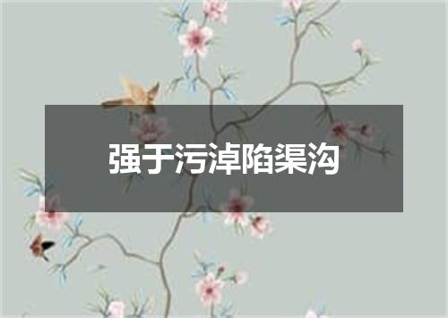 强于污淖陷渠沟