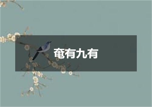 奄有九有