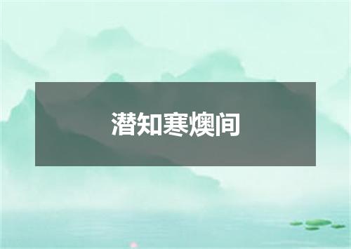 潜知寒燠间