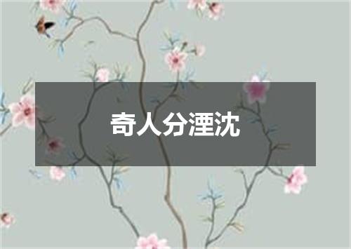 奇人分湮沈