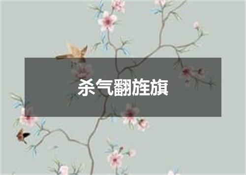 杀气翻旌旗