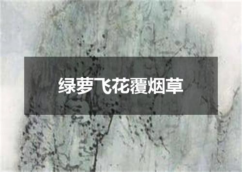 绿萝飞花覆烟草